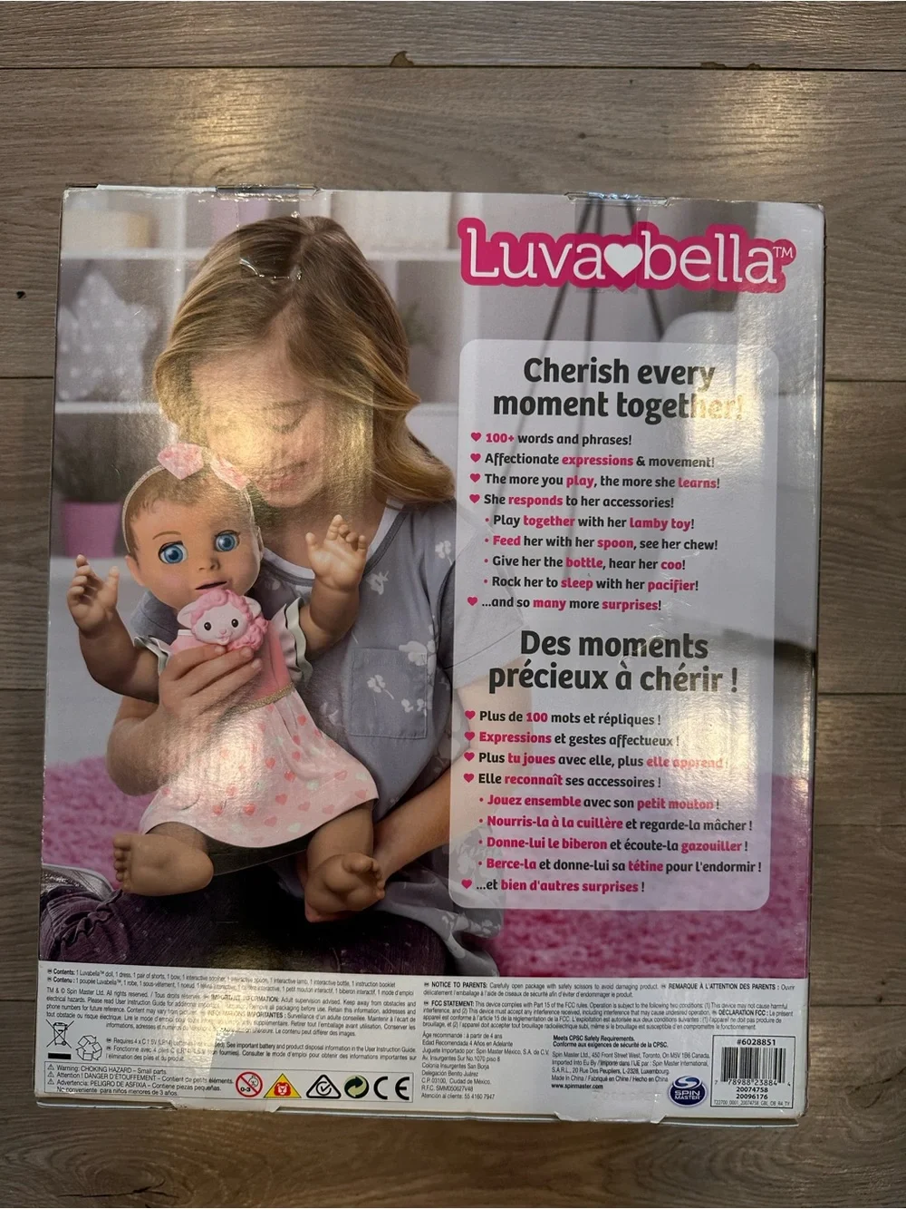 NIB Luvabella Interactive Baby Doll - Blond Hair